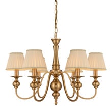 Astra Iron 6 Light Pendant with Shades